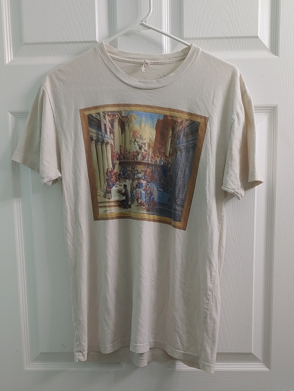Logic T Shirt Everybody Album Cover Cream Graphic Cotton Tee Unisex Size M